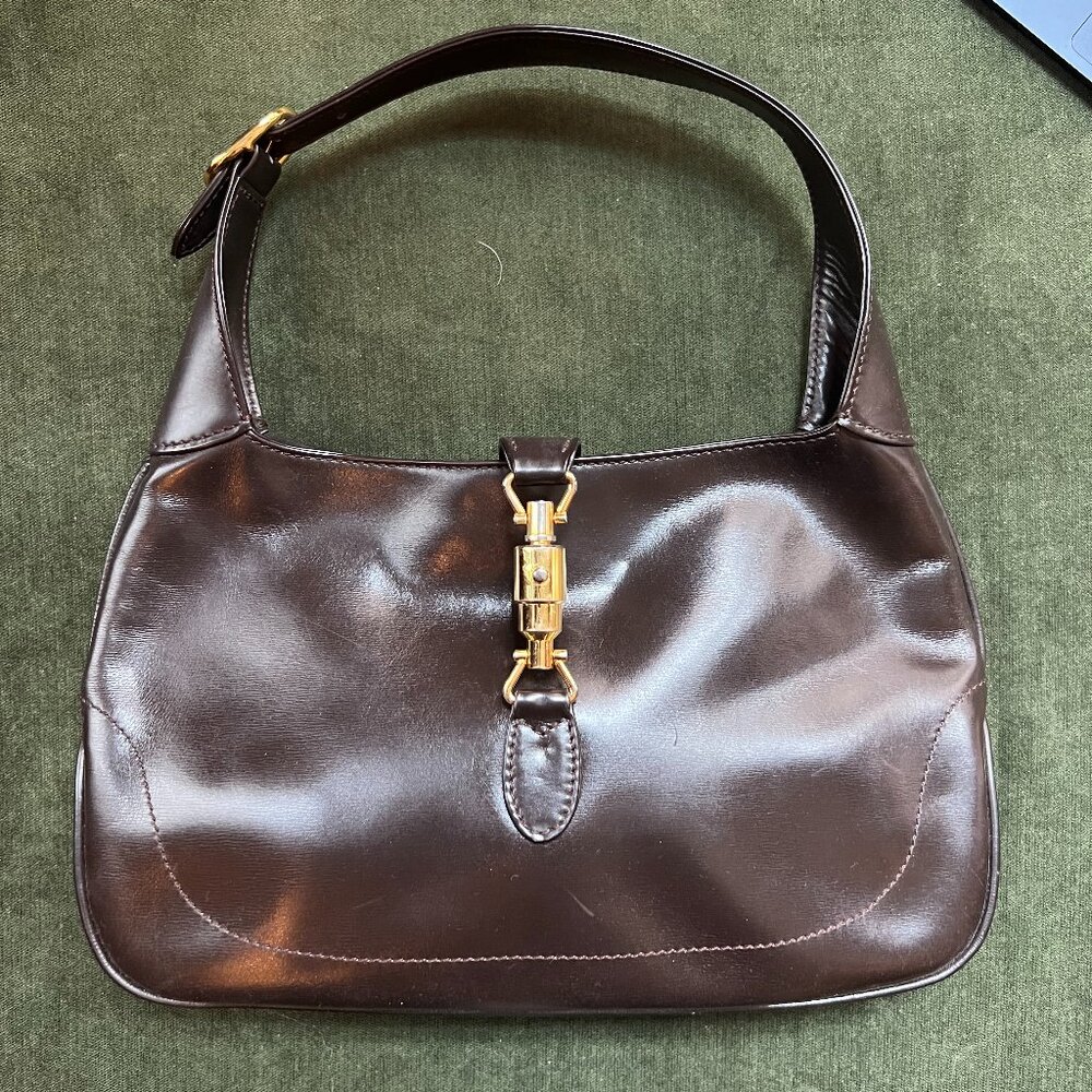 Vintage Gucci Jackie Leather Handbag